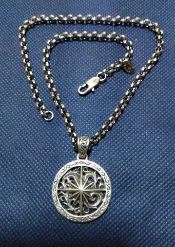 SAAD 사드 목걸이 라운드 타입 선 심볼 SILVER 925