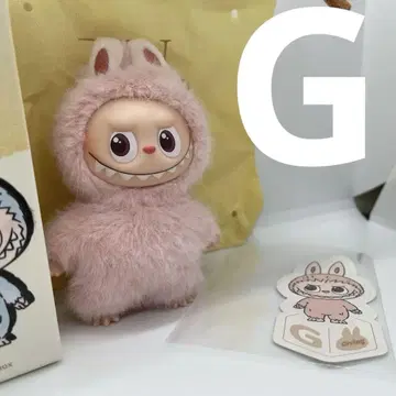 러브럽 LABUBU PIN FOR LOVE 봉제 인형 펜던트 G