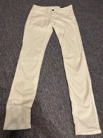 Azulbymoussy 화이트 스키니 데님