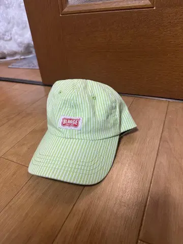 XLARGE 스트라이프 캡 라이트 그린