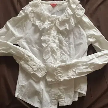 최종 가격 BABY 화이트 셔츠 딸기