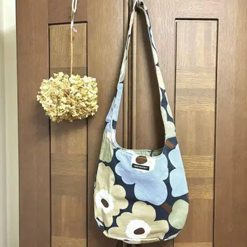 marimekko 플라워 패턴 숄더백