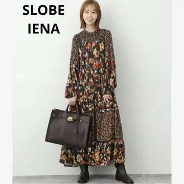 SLOBE IENA TROUILLET 멀티 플라워 프린트 원피스