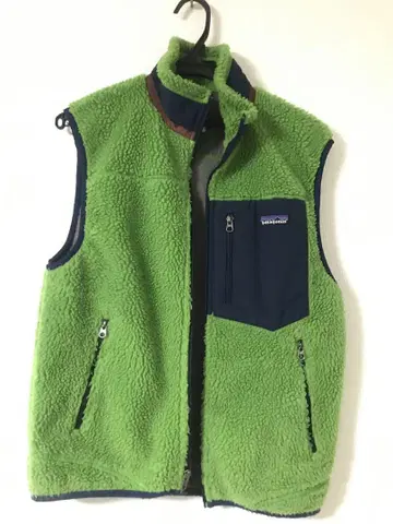 patagonia 레트로x 플리스 베스트 made in USA 그린