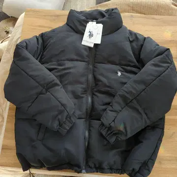 U.S. POLO ASSN. 블랙 다운 자켓 L 사이즈