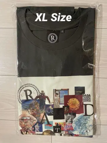 RADWIMPS 20주년 전시회 싱글 자켓 콜라주 티셔츠 XL