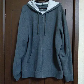 L.L.Bean 풀 집업 후드티 XXL 그레이