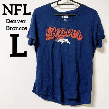 새상품급 [ L ] NFL Denver Broncos 반팔 T셔츠 네이비