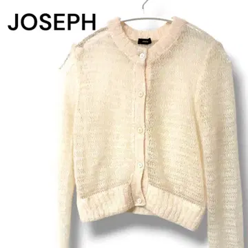 새상품급 JOSEPH 조셉 모헤어 니트 가디건 모헤어 니트 핑크 계열