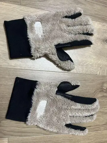 THE NORTH FACE 플리스 장갑 베이지 블랙