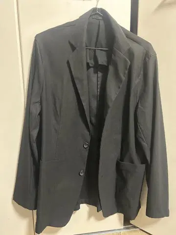 블랙 테일러드 자켓