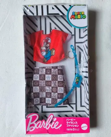 바비 슈퍼 마리오 콜라보 의상 세트