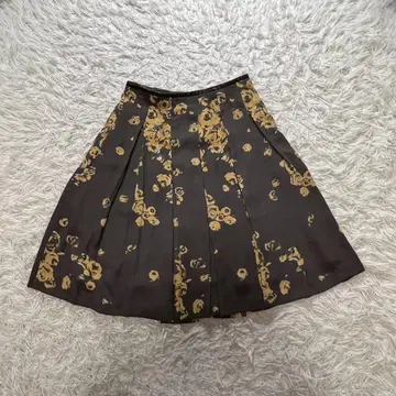 K.Tkiyokotakase 플라워 프린트 미니 스커트 일본제