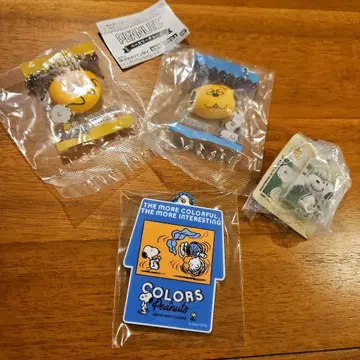 PEANUTS 스누피 캡슐 토이 시크릿 참 4세트