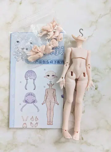 come4free 민티2 해양 보석 바디와 핸드 부품과 증정 카드