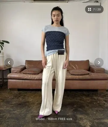 FUULLY STUDIO 뷔스티에, 시어 하프 슬리브, 스웨트 팬츠