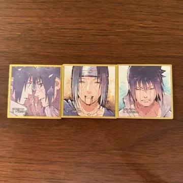 NARUTO 콩 가샤 색지 사스케 이타치 세트