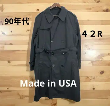 레어 컬러 90s 미군 실물 올웨더 코트 블랙 라이너 포함 USA 제작