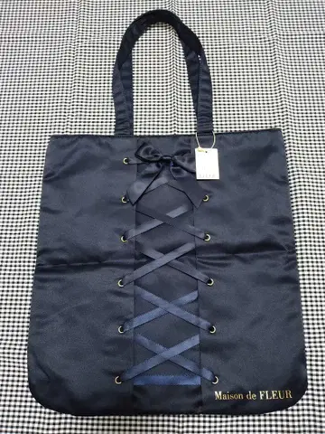 Maison de FLEUR 레이스업 토트백