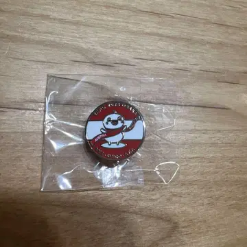 오사카 간사이 엑스포 오스트리아 빨흰빨 원형 핀 배지