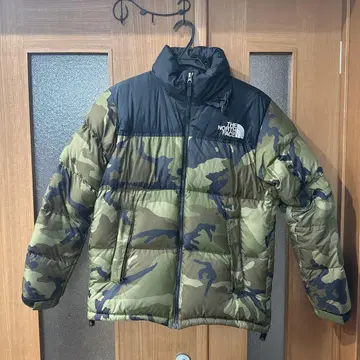 THE NORTH FACE 카모플라쥬 다운 자켓 M