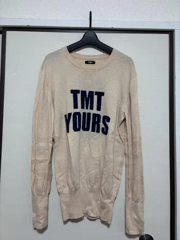 TMT 베이지 니트 스웨터