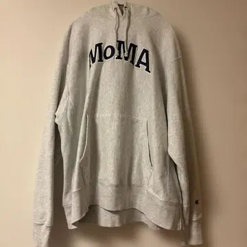 챔피온 x MoMA 풀오버 후드티 리버스 웨이브 XL