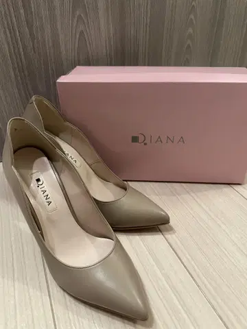 DIANA 베이지 스틸레토 하이힐