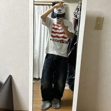 구제 의류 onita 90s 미국 프린트 t셔츠