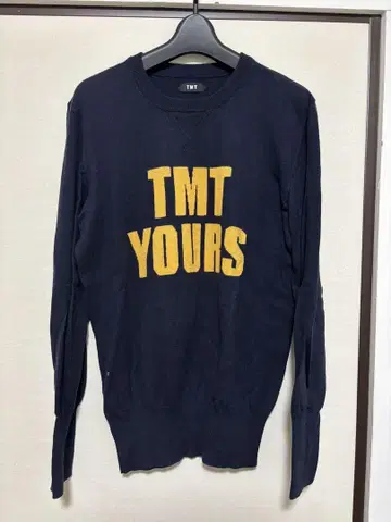 TMT 네이비 니트 스웨터