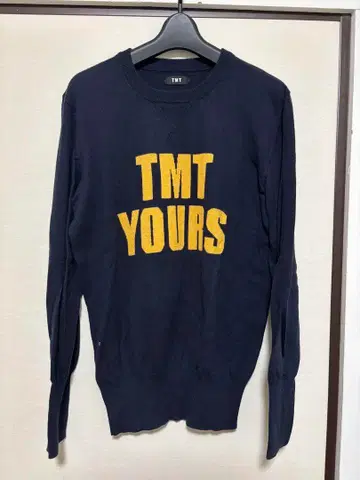 TMT 네이비 니트 스웨터