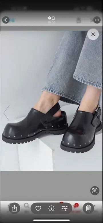 JEANASIS 지나시스 볼륨 스터드 사보 블랙 M
