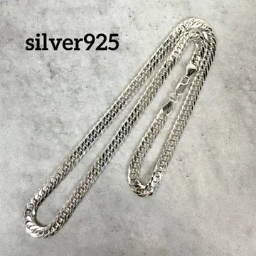 이탈리아제 silver925 italy 키헤이 체인 목걸이 45cm
