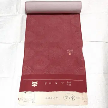 축선 순수 실크 코몬 선연소기 이토코 옷감 빨간색 계열