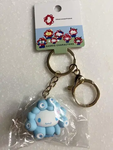 산리오 캐릭터 미야쿠미야쿠 시나몬  입체 키링