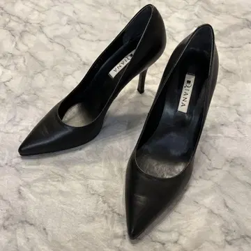[ 미사용 새상품 ] DIANA 블랙 하이힐 스틸레토 24cm