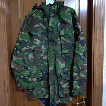 영국군 군복 카모플라쥬 밀리터리 후드 부착 자켓