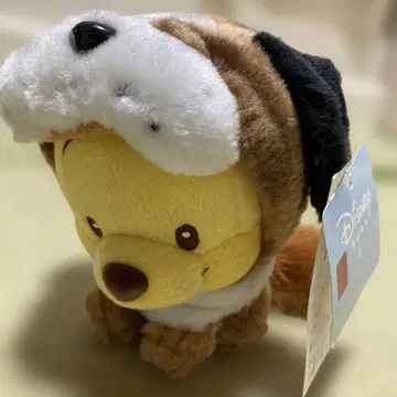 디즈니 베이비 강아지 코스튬 푸우 봉제 인형 14cm