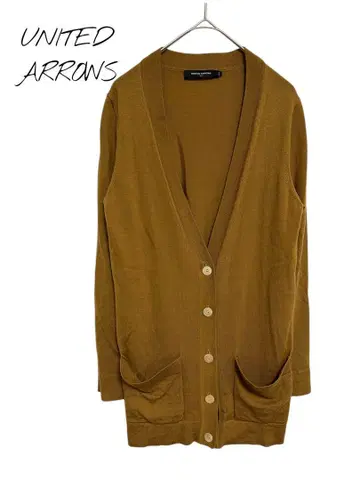 UNITED ARROWS 가디건 겉옷 상의 브라운