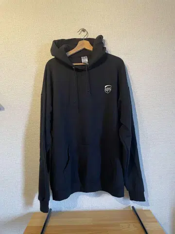 UPS 블랙 후드티 2XL 기업