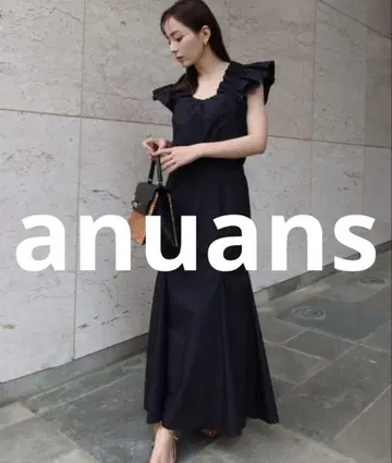 새상품급 anuans 슬리브리스 원피스 SMALL 블랙 여성용