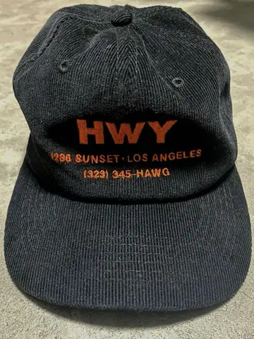 [레어] HWY 코듀로이 캡