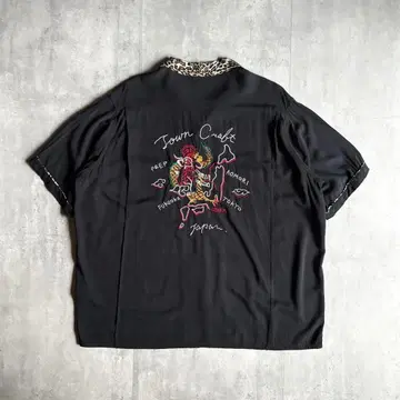 [ Town Craft ] 레이온 셔츠 개버 재킷 vintage 50s