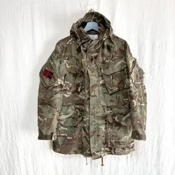 고품질 영국군 멀티캠 윈드프루프 후드티 160 자켓