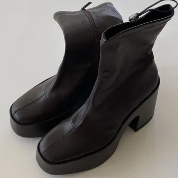 ZARA 하이힐 플랫폼 앵클부츠