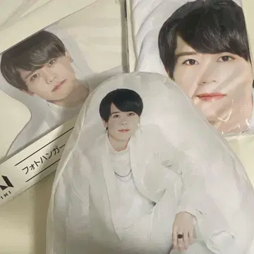 INI 후지마키 쿄스케 굿즈 3세트 쿠션, 행거, 담요