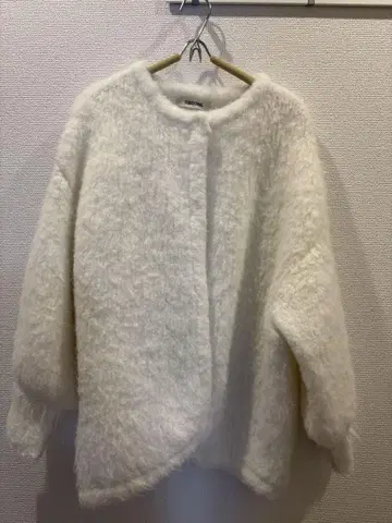 코코딜 기모 오버 롱 가디건