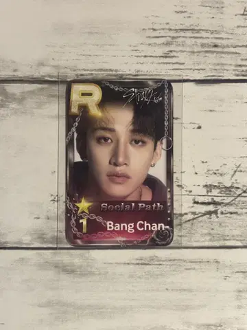 Bang Chan 방찬 슈스제 Social Path 리얼 카드
