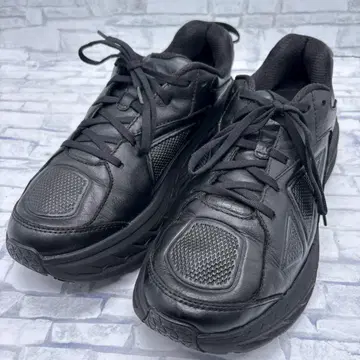 HOKA ONEONE 본다이 BONDI 블랙 가죽 28