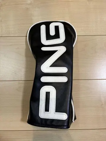 PING US 한정판 드라이버용 골프헤드커버 블랙/화이트